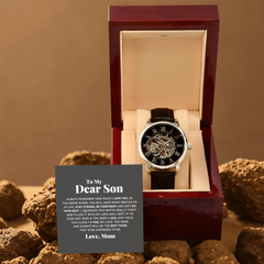 To My Dear Son Always Remember I Love You – Openwork Watch